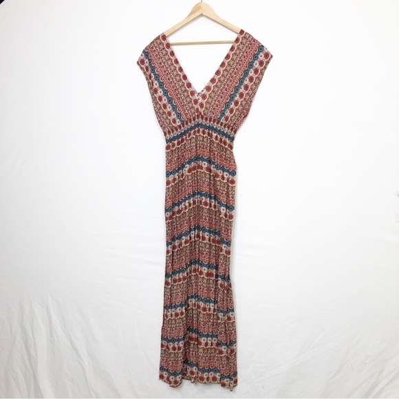 Forever 21 bohemian multi colored maxi dress - Picture 4 of 14